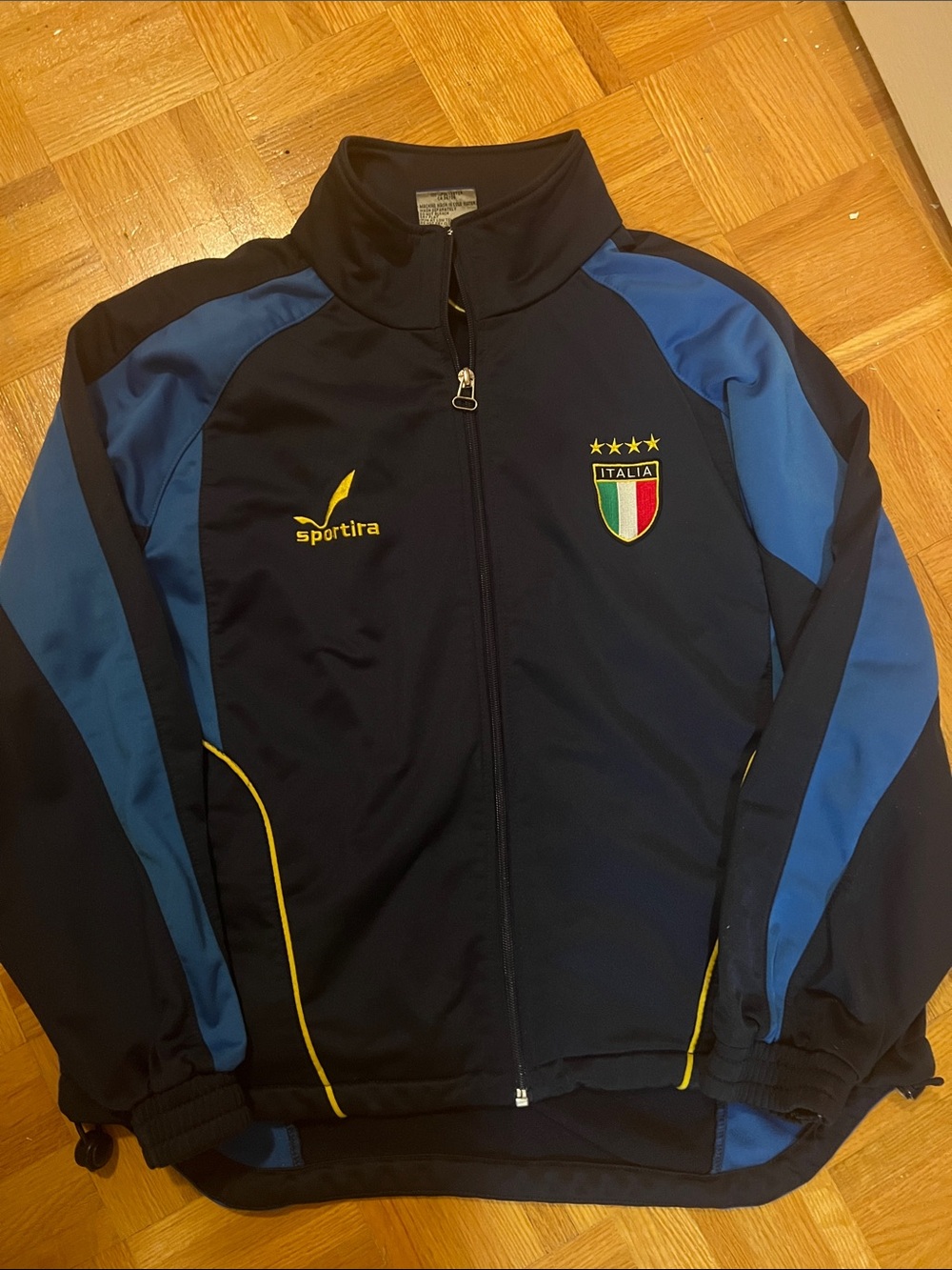 Italy Navy & Royal Blue Track Jacket (10/12)